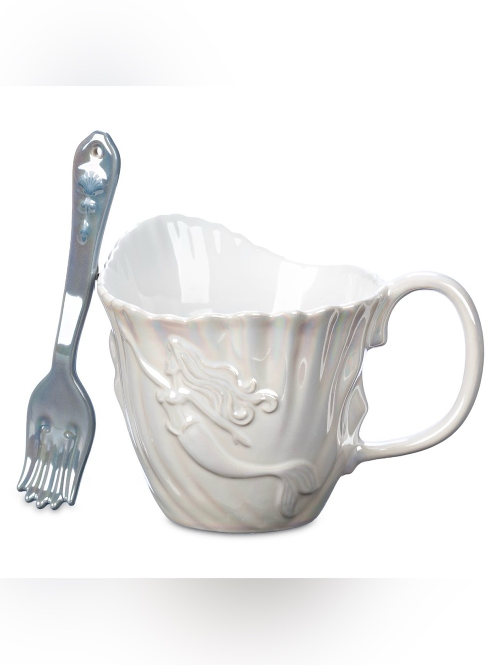 Disney Mug - The Little Mermaid 35th Anniversary Mug With Dinglehopper Spoon